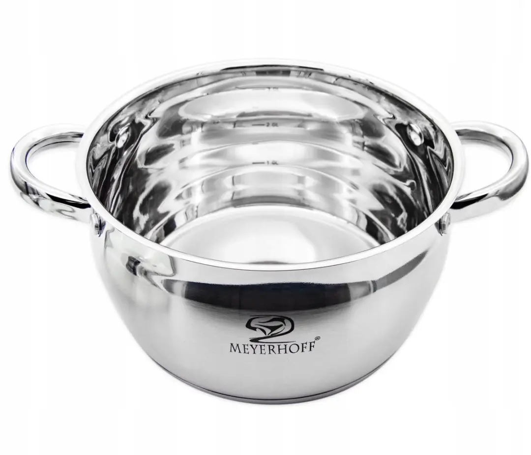 Meyerhoff RVS Pan 2.5L 18cm - Inductiegeschikt - Zilver