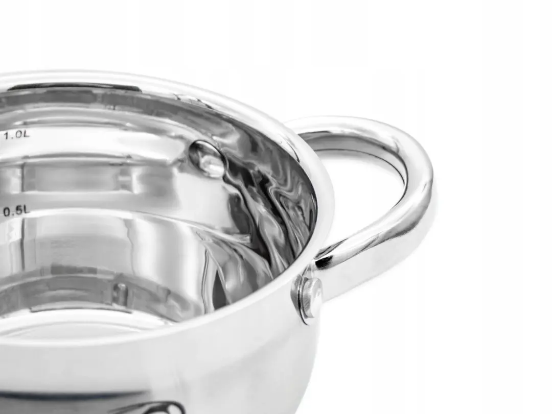 Meyerhoff RVS Pan 2.5L 18cm - Inductiegeschikt - Zilver