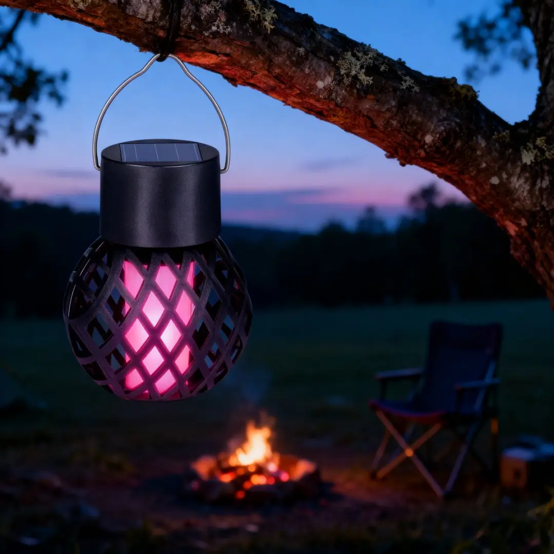 Grundig Solar Tuinverlichting - Ø80cm - Zwart