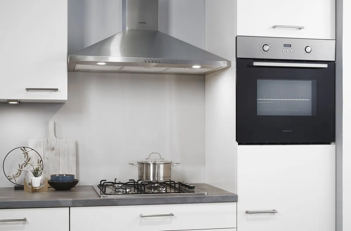Inventum IKG6011RVS Inbouw Gaskookplaat 59cm - 4-pits - RVS/Zwart