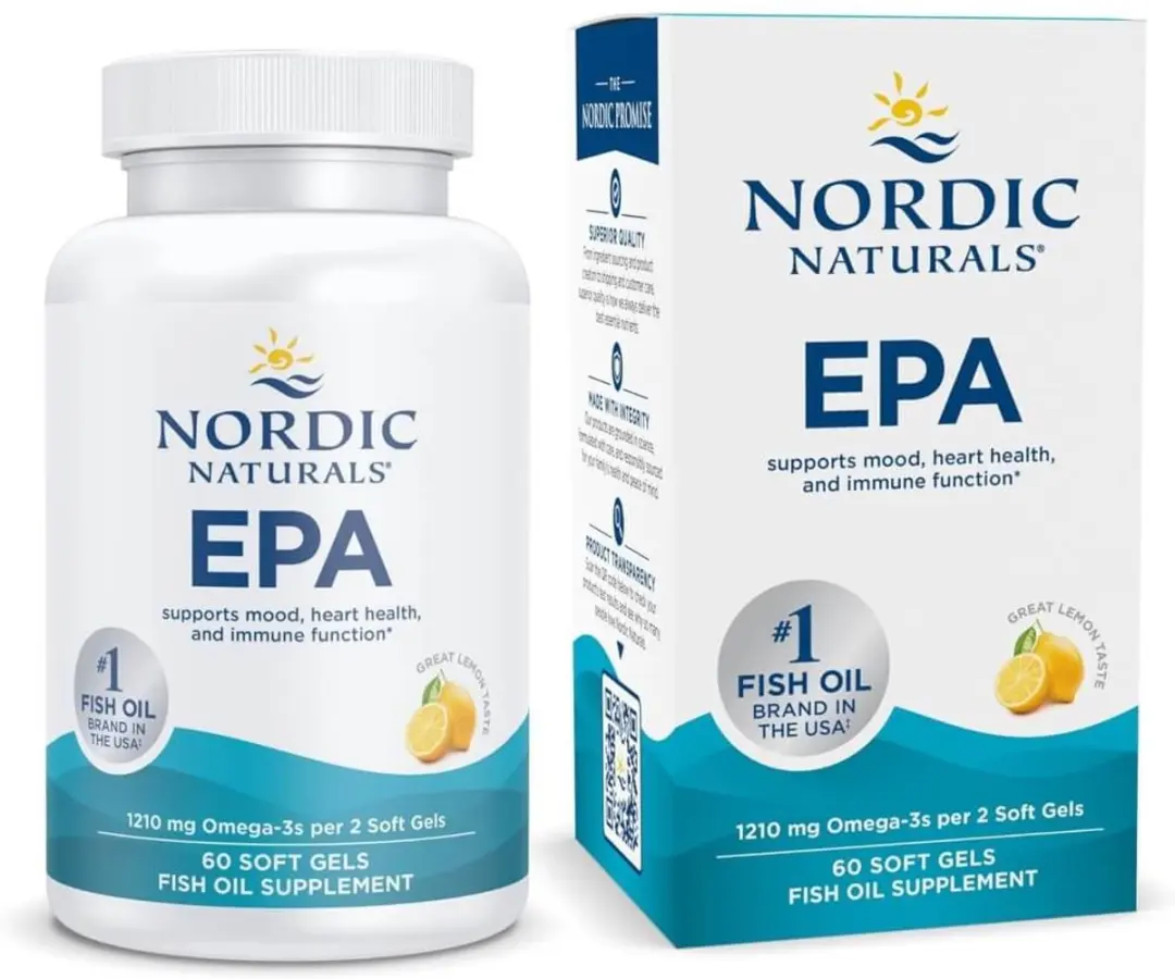 Nordic Naturals EPA Omega-3 1210mg Citroensmaak