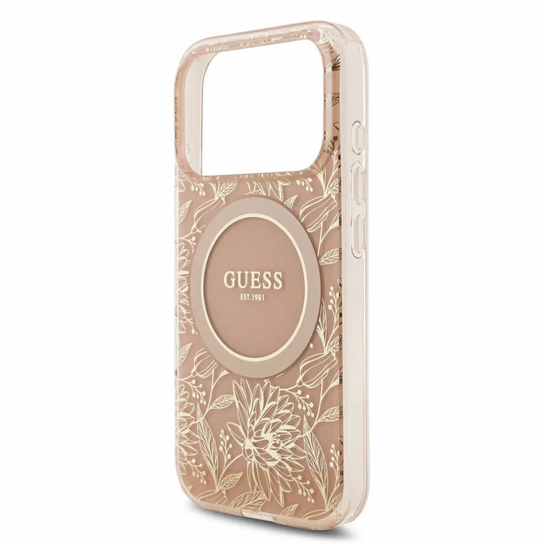 Guess Hoesje iPhone 17/18 Pro - MagSafe - Roze - 15224