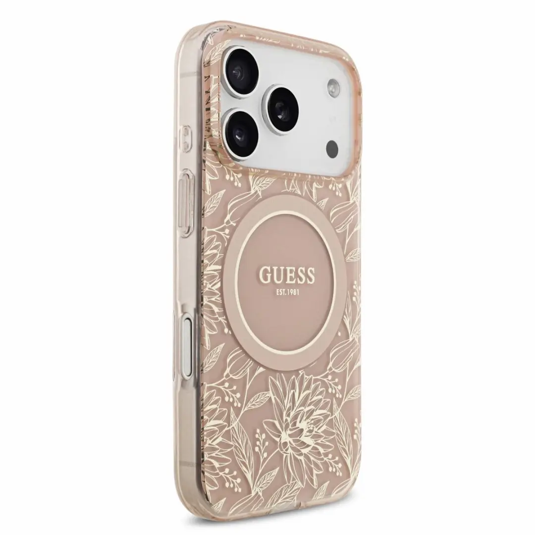 Guess Hoesje iPhone 17/18 Pro - MagSafe - Roze - 15224