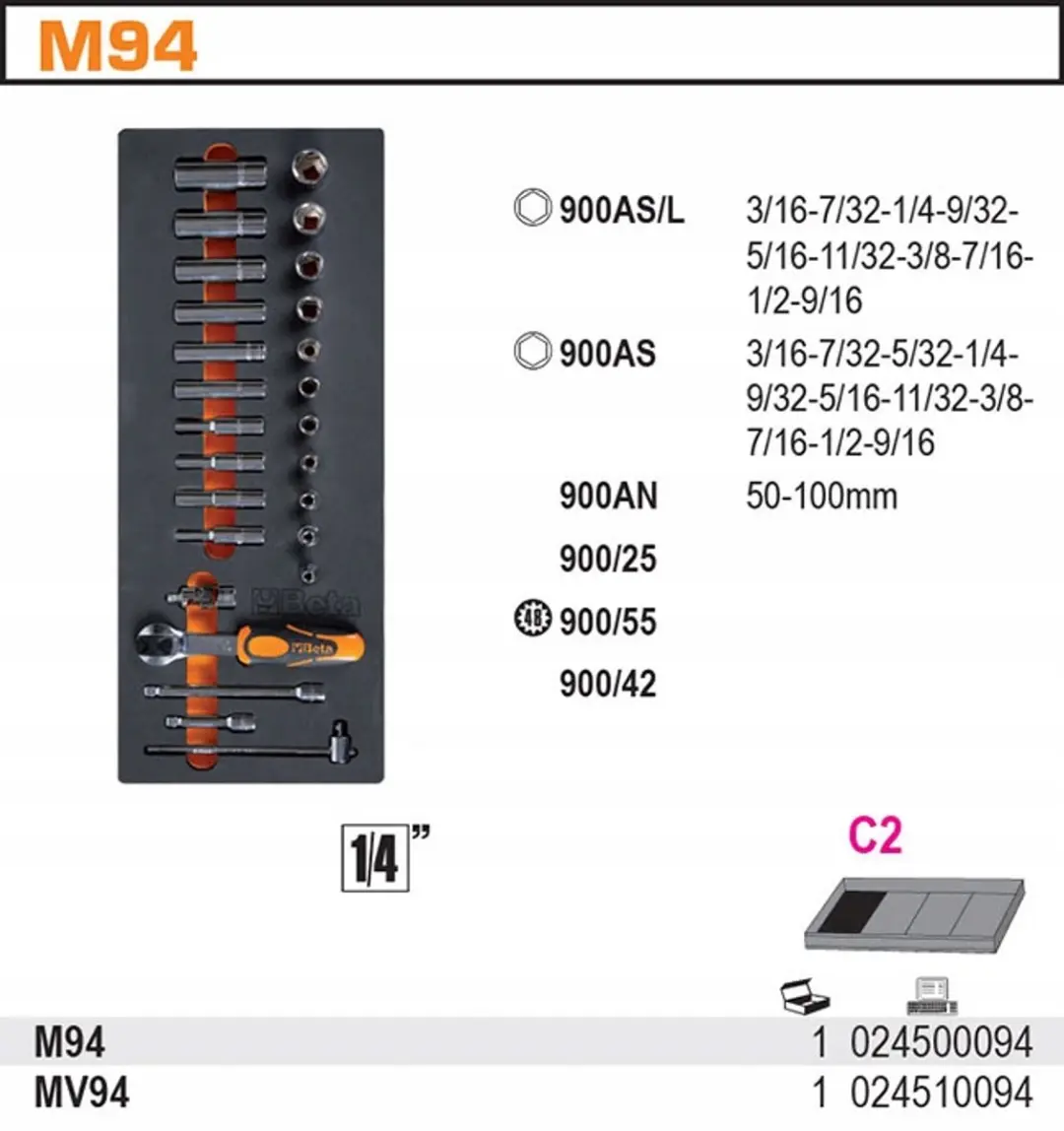 Beta Gevormde Zachte Inzet 2451/MV94