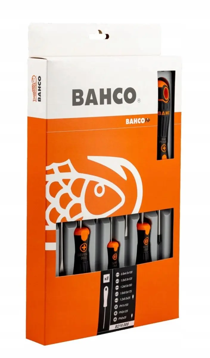 Bahco B219.008 Schroevendraaierset - 8 Stuks