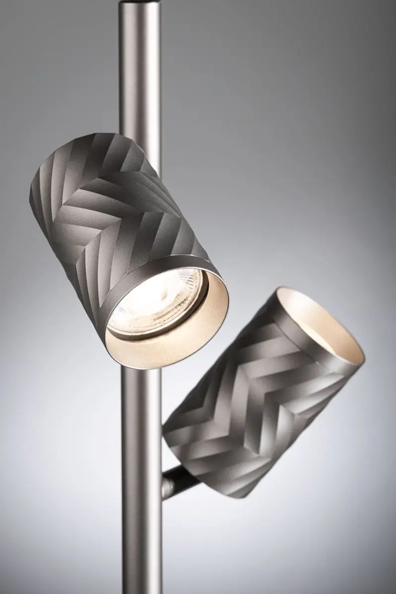 Paulmann Loreva Staande Lamp 1575mm - 2x7W - Titaanium