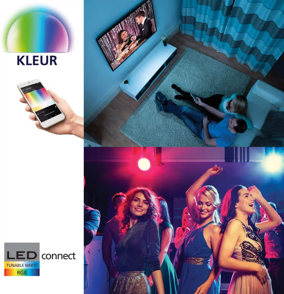 Eglo Connect Sarsina-c Smart Plafonnière 21W RGB - Wit - Ø80cm