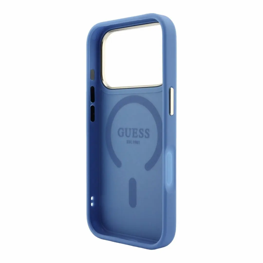 GUESS Telefoonhoesje iPhone 17/18 Pro Max - MagSafe - Blauw