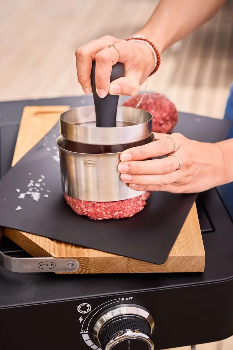Rösle Burgerpers Pro RVS - Wit