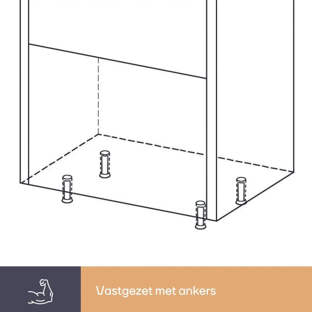 Perel Helsinki Vrijstaande Brievenbus - 105x39x25cm - Donkergrijs - afbeelding 6 van 6