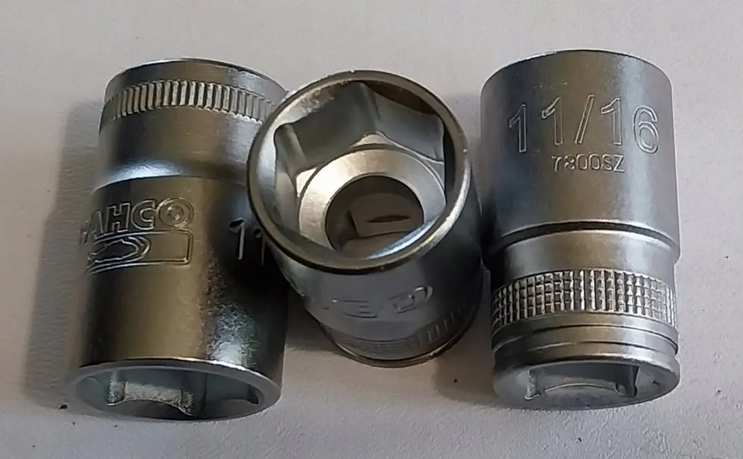 Bahco Dopslagsleutel 11/16" 1/2"