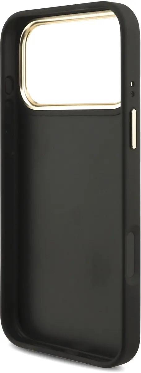 GUESS Hoesje iPhone 17/18 Pro Max - Kunstleer - Zwart - MPN 15139