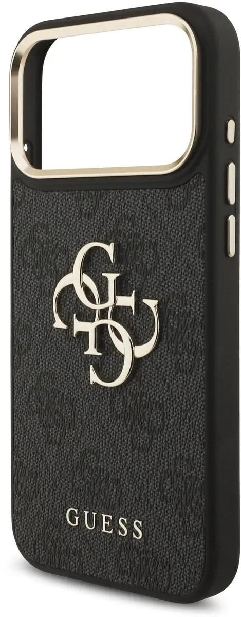 GUESS Hoesje iPhone 17/18 Pro Max - Kunstleer - Zwart - MPN 15139