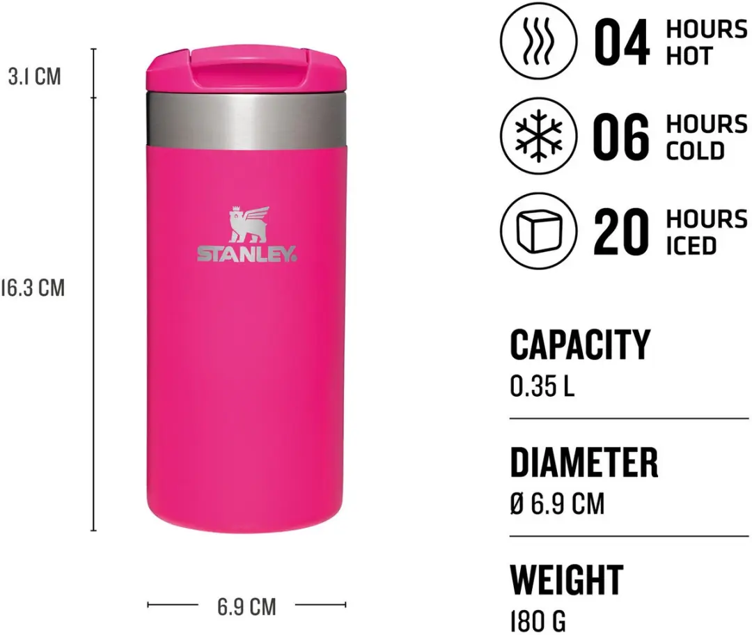 Stanley Aerolight Transit Thermosbeker 350ml - Pink Vibes