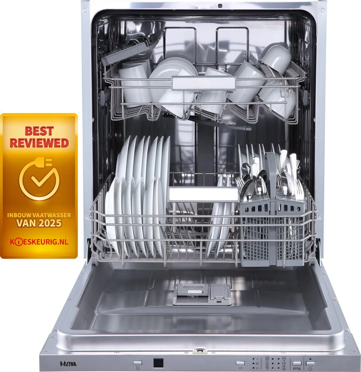 Etna VW544N Inbouw Vaatwasser 14 Couverts
