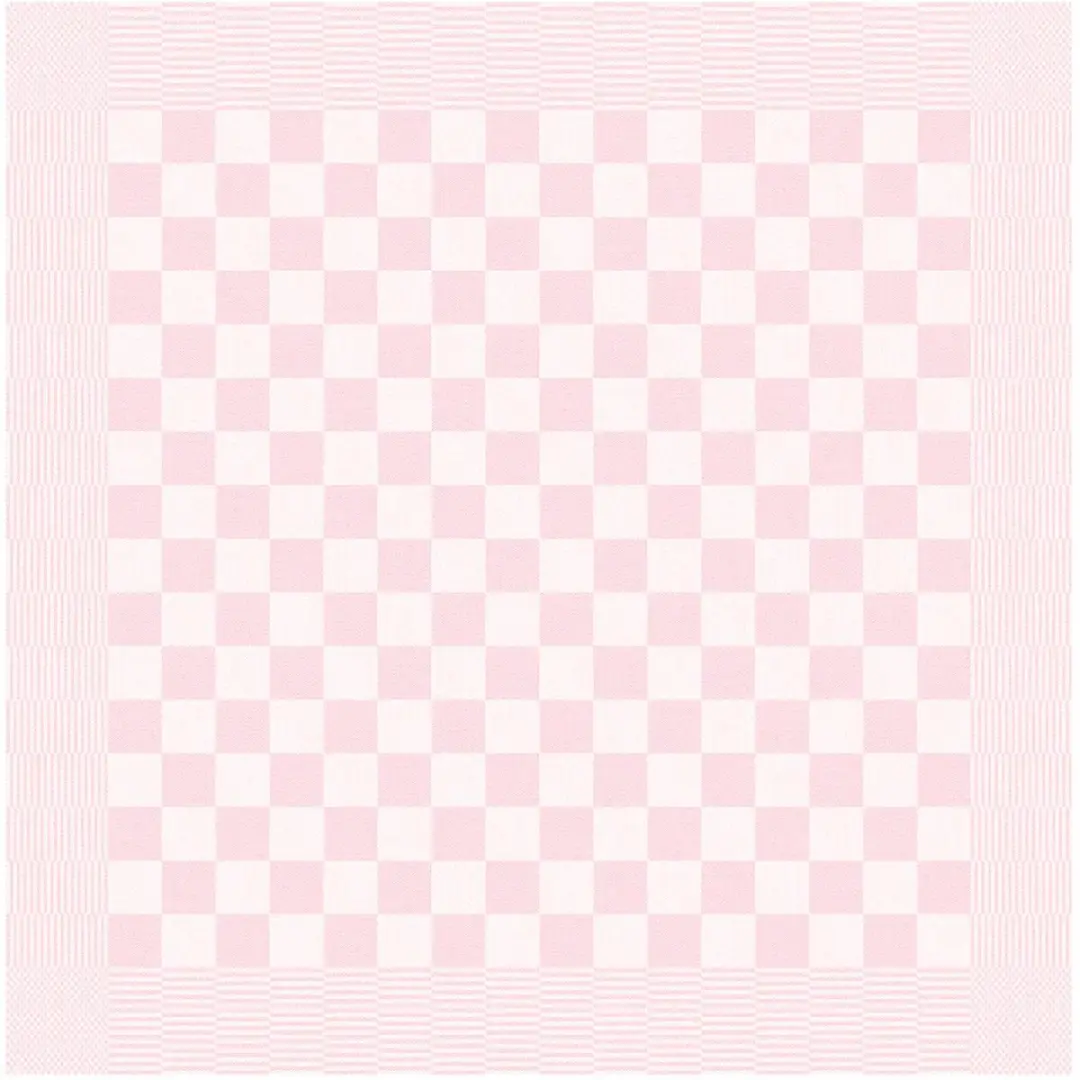 DDDDD Theedoeken BBQ 65x65cm Pastel Roze - 6 Stuks