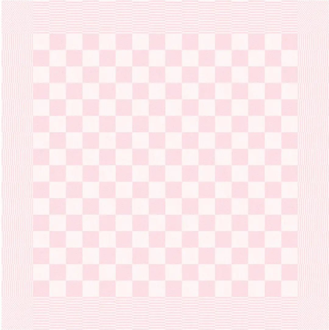 DDDDD Theedoeken BBQ 65x65cm Pastel Roze - 6 Stuks