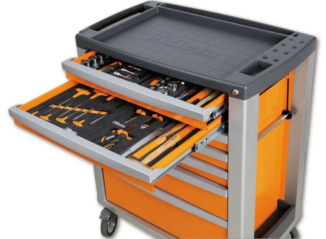 Beta C39 Gereedschapswagen - 8 Lades - Grijs