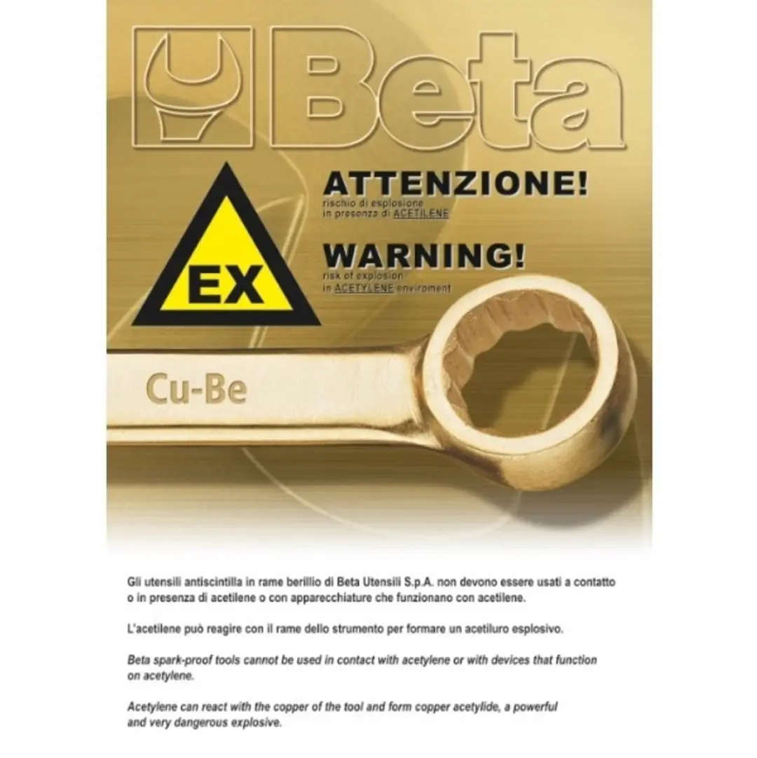 Beta Anti-vonkringsleutel 41x46mm Cu-Be 55BA