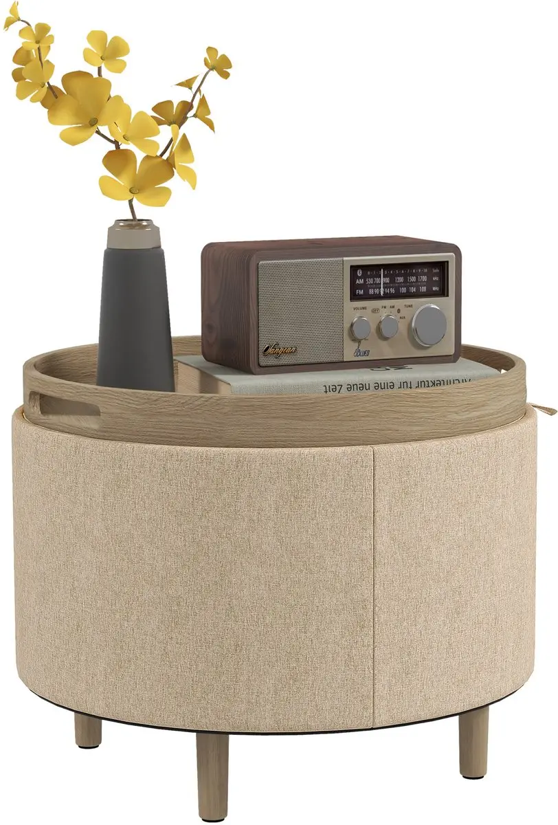 Homcom Opbergpoef 56x56x42cm