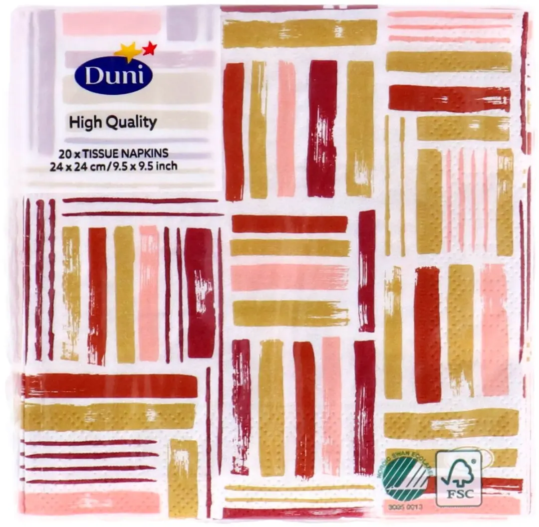 Duni Golden Impuls Servetten 24x24cm