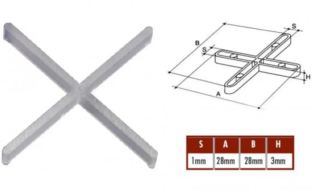 Raimondi Afstandskruisjes 1mm - 200 Stuks