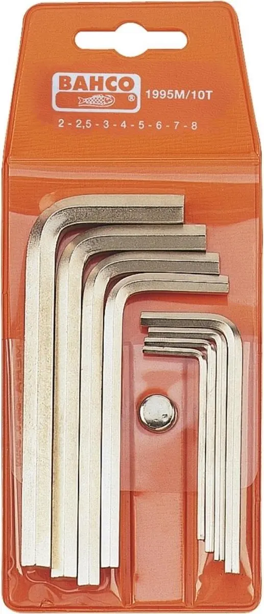 Bahco Inbussleutelset 11-delig 2-12mm