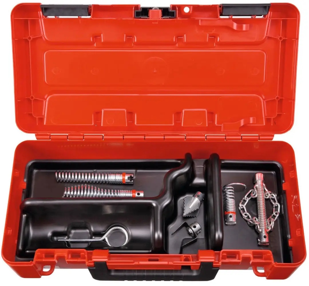 Rothenberger Afvoerontstopper - 7-delig - Rood