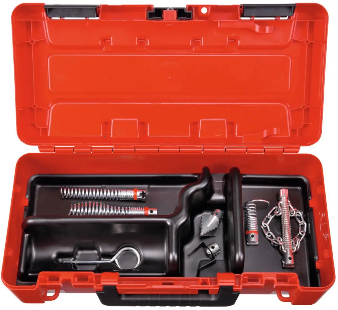 Rothenberger Afvoerontstopper - 7-delig - Rood