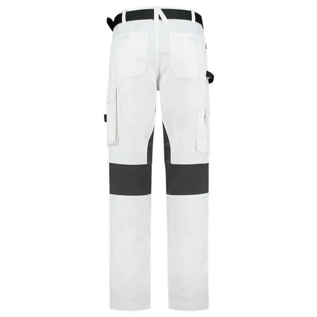 Tricorp Schildersbroek Twill Cordura Stretch 502016 - Wit/Donkergrijs - Maat 60
