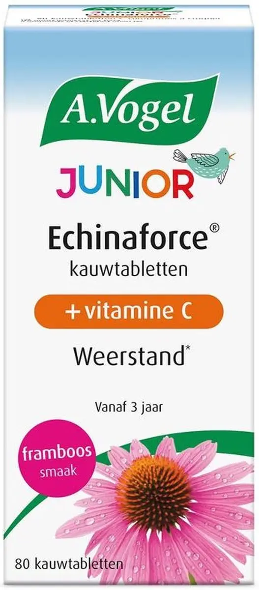 A.Vogel Echinaforce Junior + Vitamine C 80 Kauwtabletten