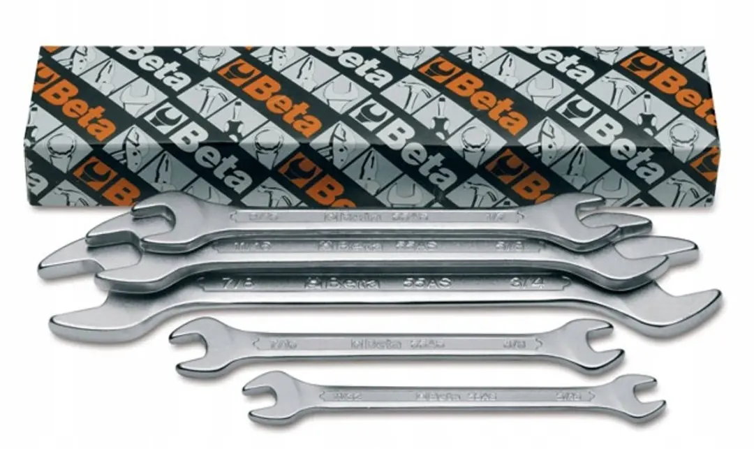 Beta Dubbelzijdige Ringsteeksleutel Set 1/4"-1.1/4"