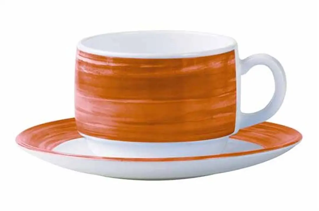 Arcoroc Brush Ondertas Set 6 Terracotta Ø14cm