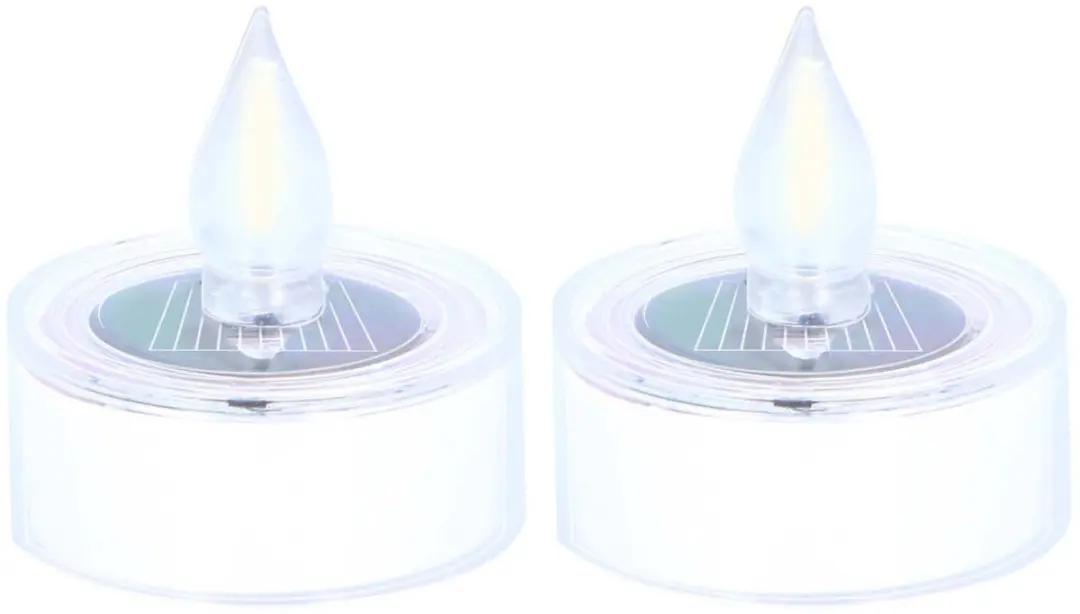 Grundig Solar Theelichtjes Ø5x2cm - 2 Stuks