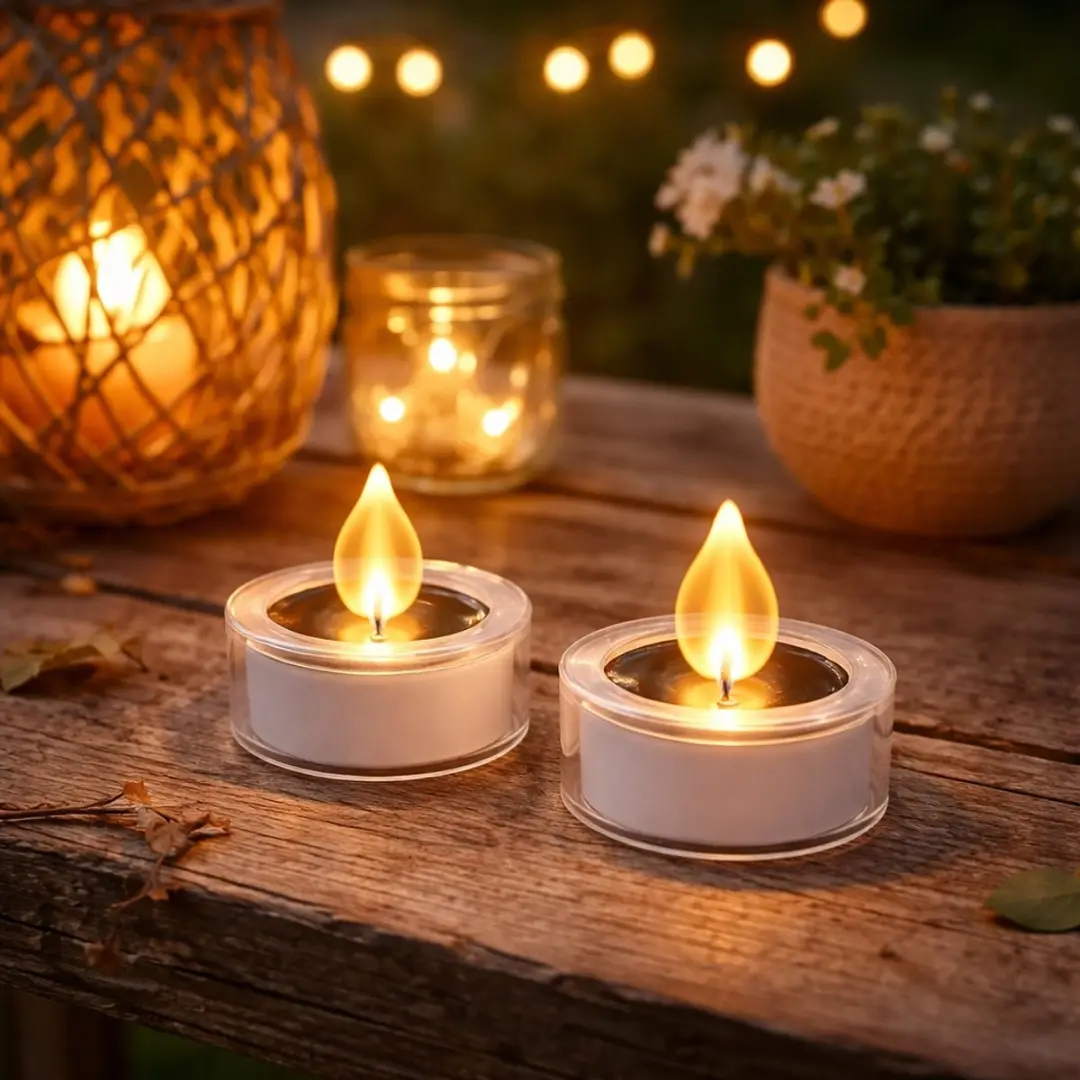 Grundig Solar Theelichtjes Ø5x2cm - 2 Stuks