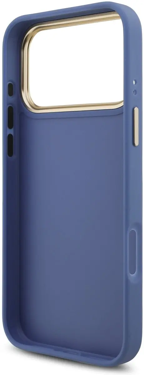 GUESS Hoesje iPhone 17/18 Pro Max - Kunstleer Blauw