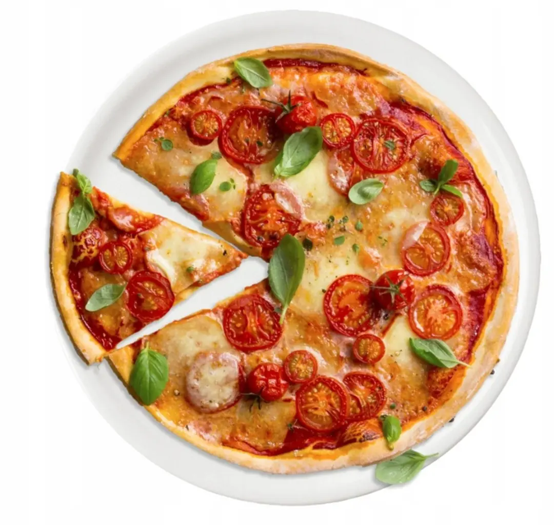 HENDI Barocco Pizzabord 31,5cm - Porselein Wit