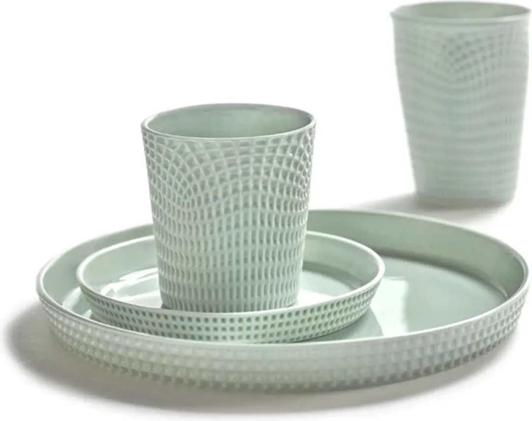 Serax Ann Van Hoey Nido Bord D16cm - Groen