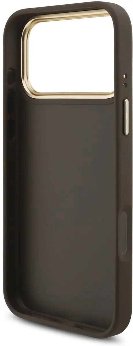 GUESS Hoesje iPhone 17/18 Pro Max - Kunstleer Bruin