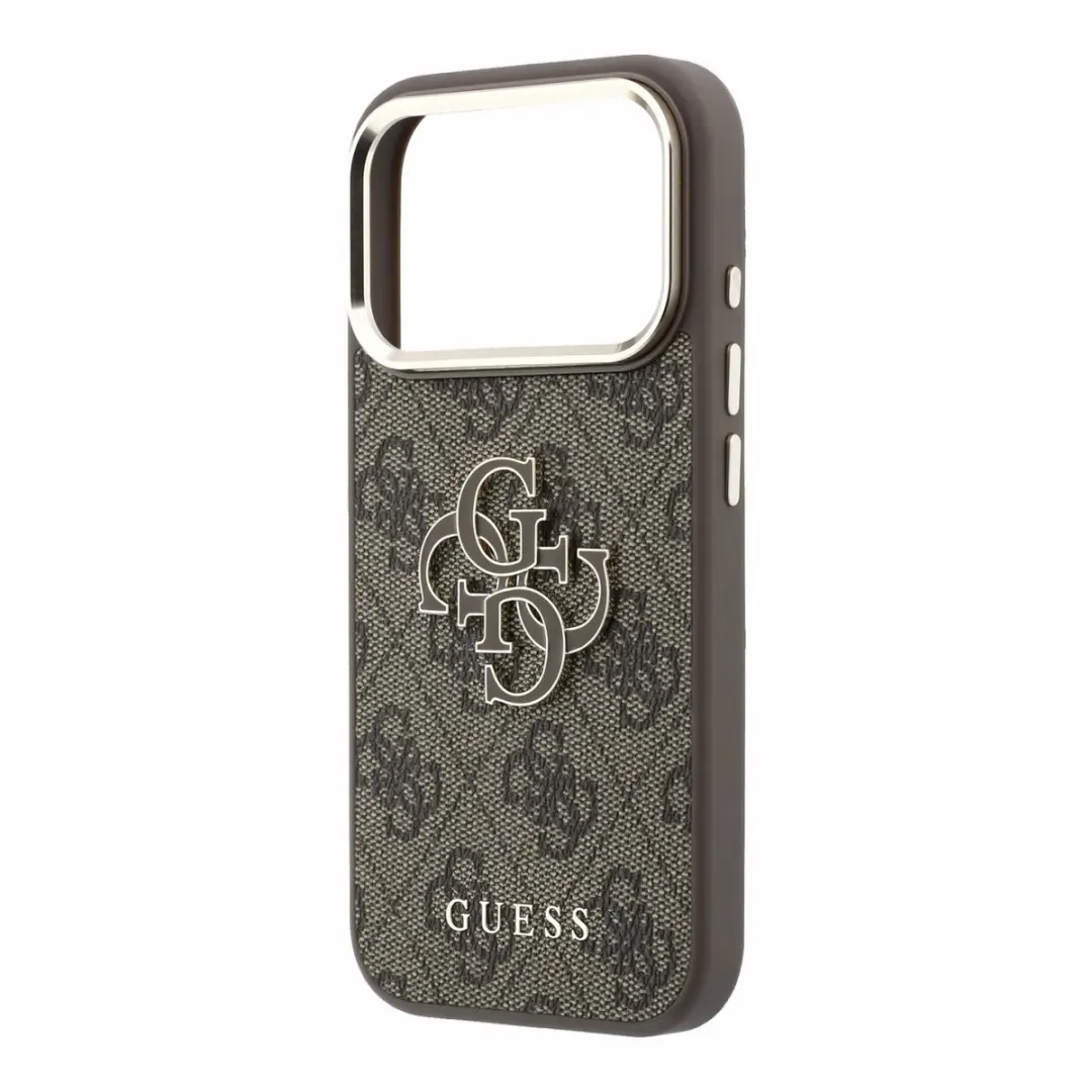 GUESS Telefoonhoesje 15226 - iPhone 17/18 Pro - Schokbestendig - Bruin