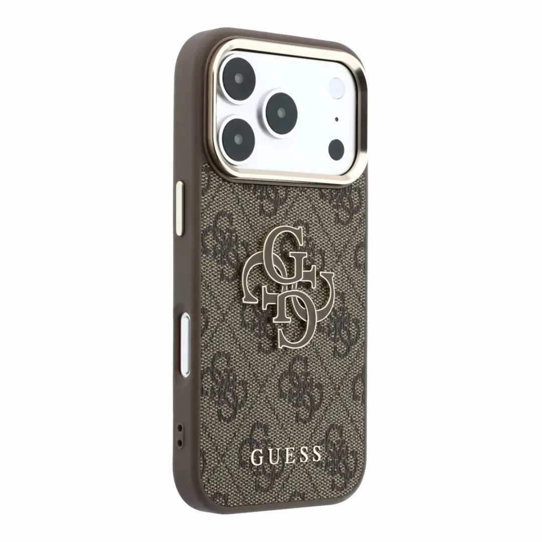 GUESS Telefoonhoesje 15226 - iPhone 17/18 Pro - Schokbestendig - Bruin