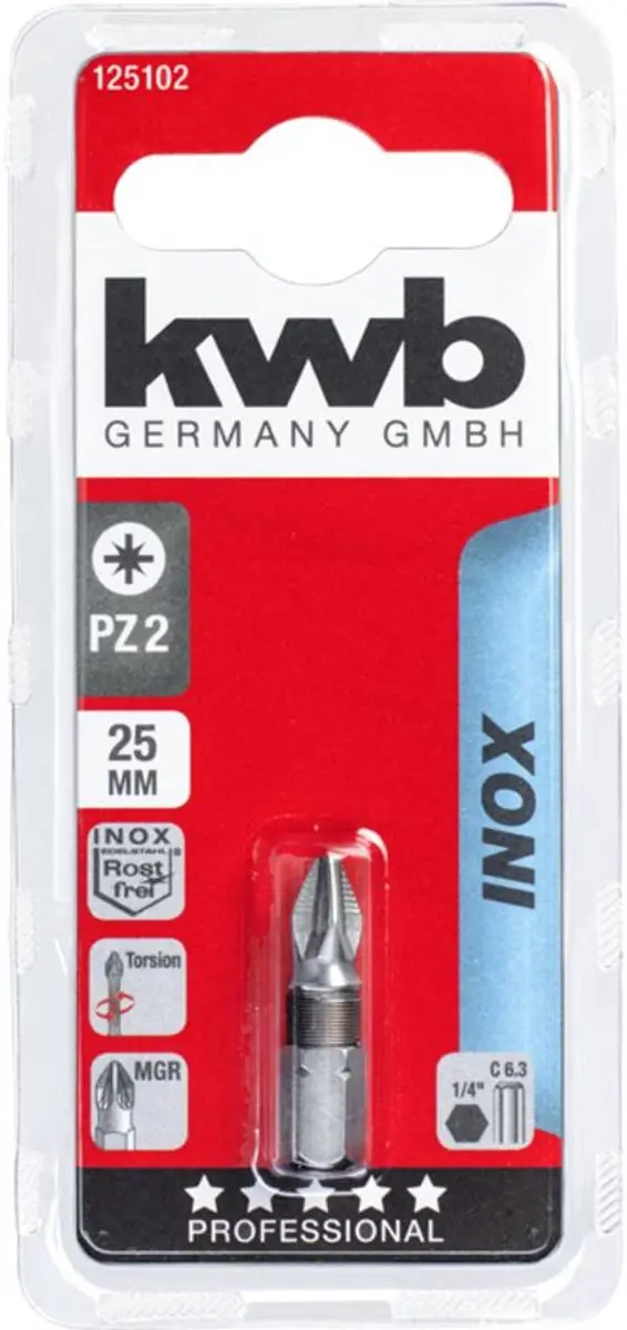 KWB Kruisbit 125102 - 1 Stuk