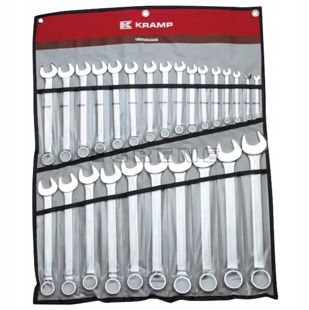 Kramp Ring- en Steeksleutelset 6-32mm - 26 Stuks