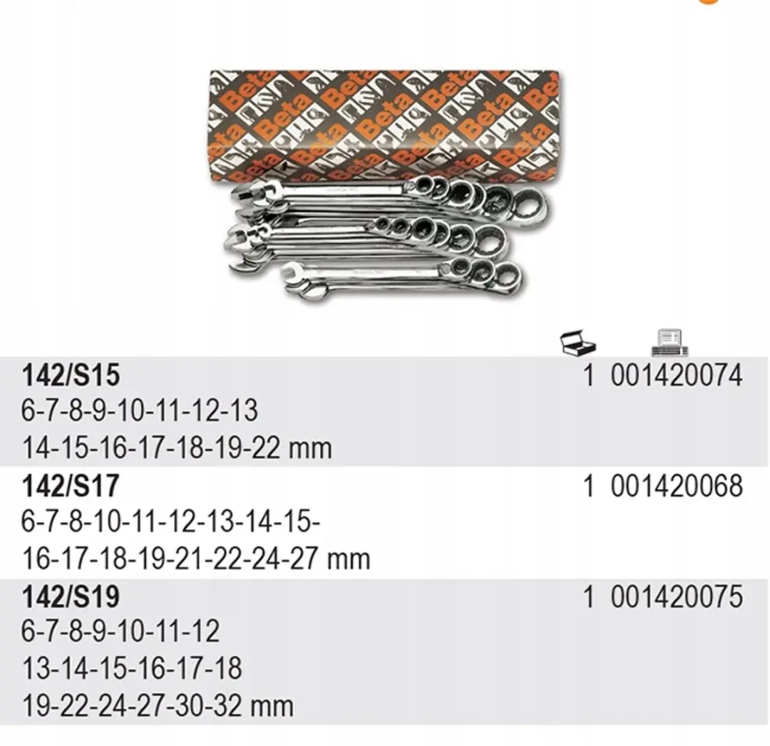 Beta 19-delige Ringsleutelset 6-32mm