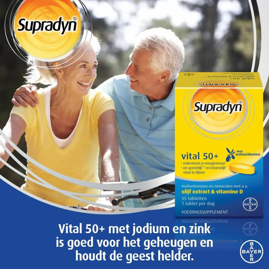 Supradyn Vital 50+ - 105g (3x35 tabletten)