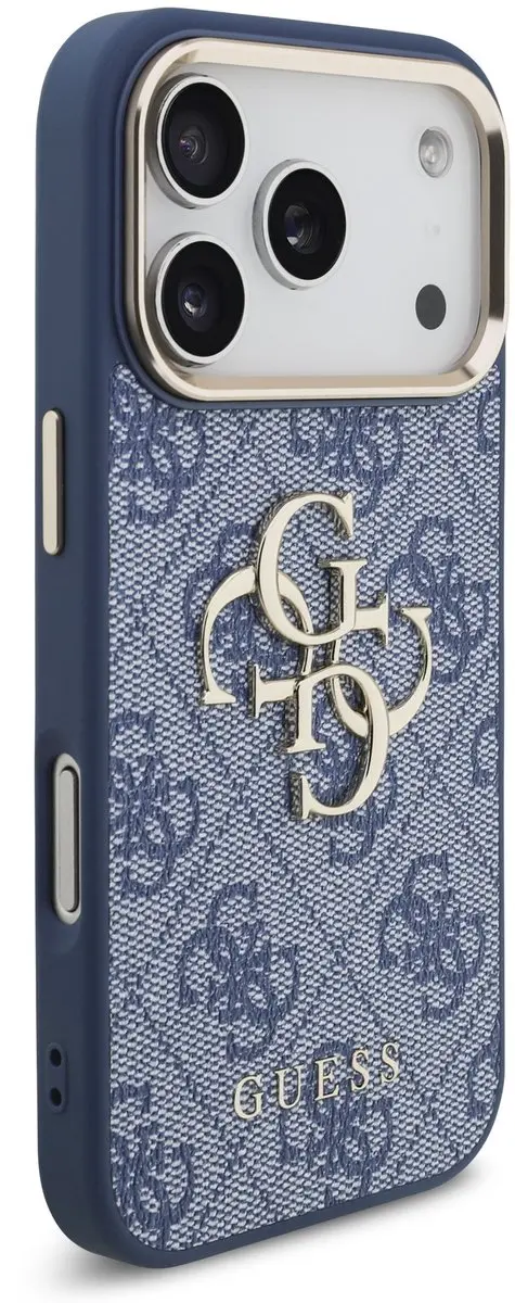GUESS Hoesje iPhone 17/18 Pro Kunstleer - Blauw 15222 - afbeelding 6 van 6