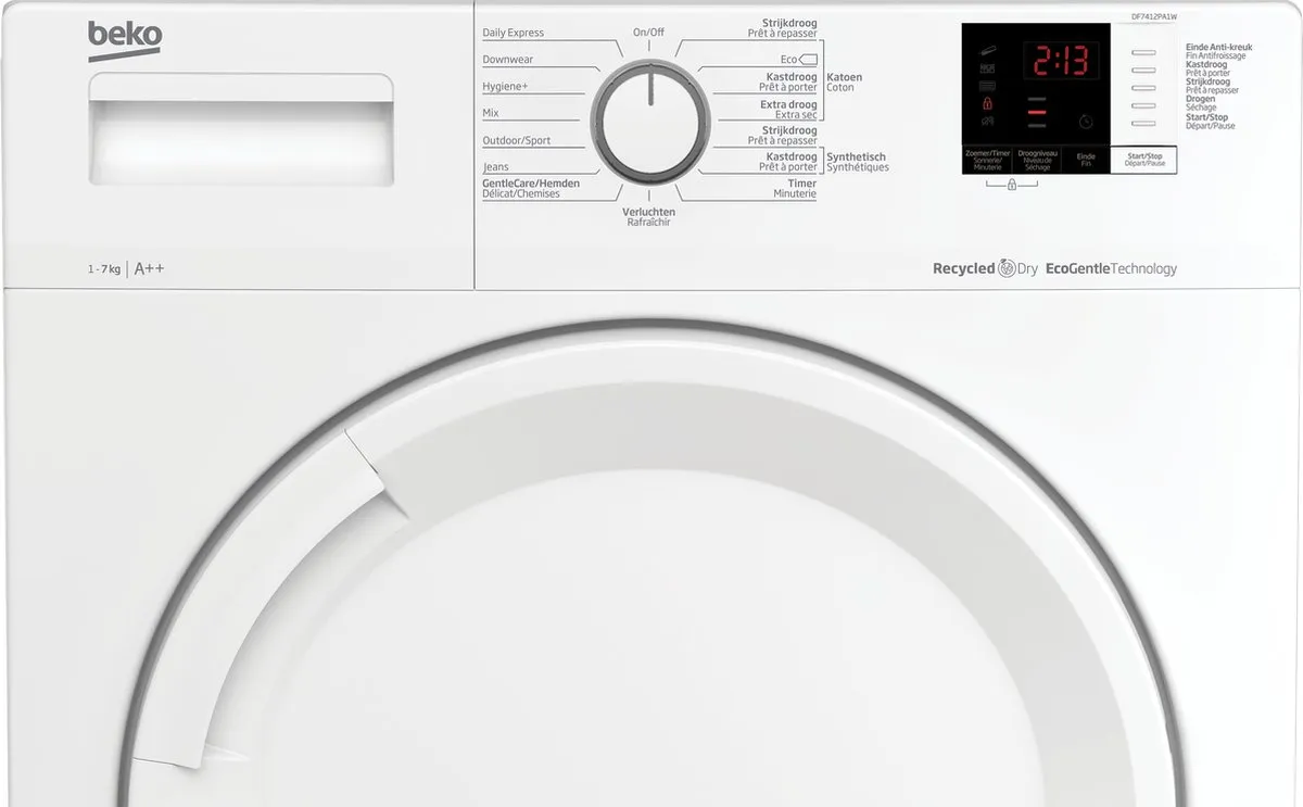 Beko DF7412PA1W Warmtepompdroger 7kg - Wit