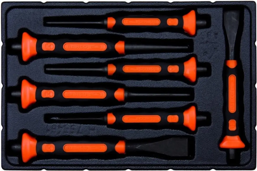 Bahco Koudbeitelset 7-delig 3654BMS/7