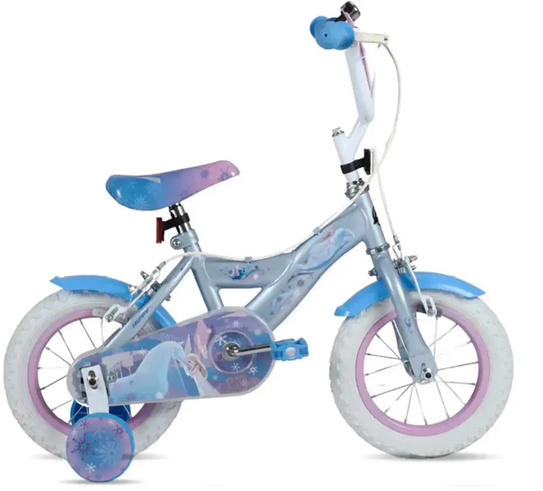 Disney Frozen 2 Kinderfiets 12 inch - Blauw/Paars - afbeelding 2 van 2
