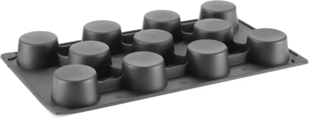 Hendi Siliconen Mini-Muffinvorm GN 1/3 - Ø53x30mm - Zwart